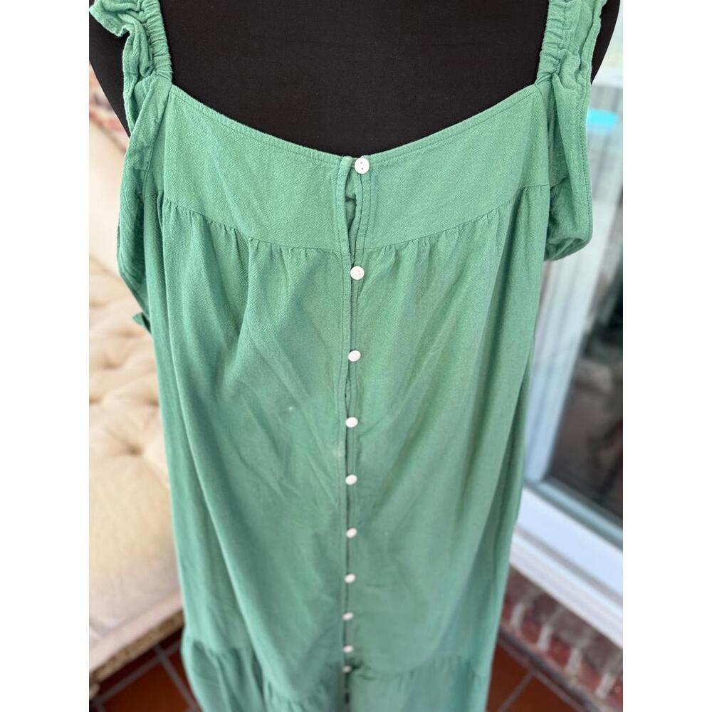 Target Green Sundress – Vibrant Color, Flowing Fit, Plus Size 3X